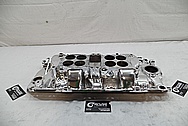 Edelbrock Aluminum Intake Manifold AFTER Chrome-Like Metal Polishing and Buffing Services / Restoration Services