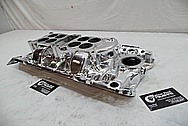 Edelbrock Aluminum Intake Manifold AFTER Chrome-Like Metal Polishing and Buffing Services / Restoration Services