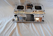 Edelbrock Street Tunnel Ram Aluminum Intake Manifold AFTER Chrome-Like Metal Polishing and Buffing Services / Restoration Services 