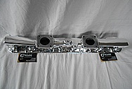 Jaguar Aluminum Intake Manifold AFTER Chrome-Like Metal Polishing and Buffing Services / Restoration Services 