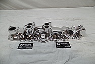 Navarro Reg Dual Aluminum Intake Manifold AFTER Chrome-Like Metal Polishing and Buffing Services / Restoration Services