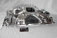 GM Aluminum Intake Manifold AFTER Chrome-Like Metal Polishing and Buffing Services / Restoration Services