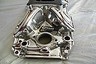 GM Aluminum Intake Manifold AFTER Chrome-Like Metal Polishing and Buffing Services / Restoration Services