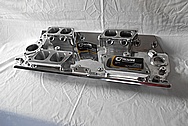 Big Block Chevy Ram Jet Lower Intake Manifold AFTER Chrome-Like Metal Polishing and Buffing Services / Restoration Services