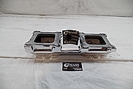 Aluminum High Rise V8 Intake Manifold AFTER Chrome-Like Metal Polishing and Buffing Services / Restoration Services