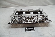 Aluminum High Rise V8 Intake Manifold AFTER Chrome-Like Metal Polishing and Buffing Services / Restoration Services