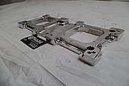 Aluminum High Rise V8 Intake Manifold AFTER Chrome-Like Metal Polishing and Buffing Services / Restoration Services