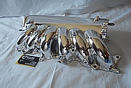 Toyota Supra 2JZ-GTE Aluminum Upper Intake Manifold AFTER Chrome-Like Metal Polishing and Buffing Services / Restoration Services 