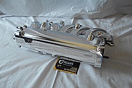 Toyota Supra 2JZ-GTE Aluminum Upper Intake Manifold AFTER Chrome-Like Metal Polishing and Buffing Services / Restoration Services 