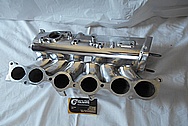 Toyota Supra 2JZ-GTE Aluminum Upper Intake Manifold AFTER Chrome-Like Metal Polishing and Buffing Services / Restoration Services 
