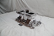 Weiand Aluminum Intake Manifold AFTER Chrome-Like Metal Polishing - Aluminum Polishing