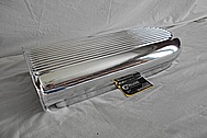 B&M Aluminum Blower Intake Manifold Hat / Top Piece AFTER Chrome-Like Metal Polishing - Aluminum Polishing