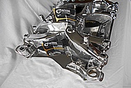 V8 Engine Aluminum Intake Manifold AFTER Chrome-Like Metal Polishing - Aluminum Polishing