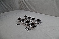 Aluminum Intake Manifold Pieces AFTER Chrome-Like Metal Polishing - Aluminum Polishing