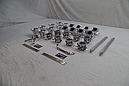 Aluminum Intake Manifold Kit AFTER Chrome-Like Metal Polishing - Aluminum Polishing 