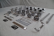 Aluminum Intake Manifold Kit AFTER Chrome-Like Metal Polishing - Aluminum Polishing 