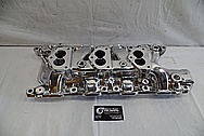 Edelbrock Aluminum Intake Manifold AFTER Chrome-Like Metal Polishing and Buffing Services - Aluminum Polishing 