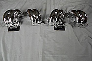 Aluminum Tuned Port Intake Manifold Runners AFTER Chrome-Like Metal Polishing and Buffing Services - Aluminum Polishing