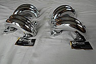 Aluminum Tuned Port Intake Manifold Runners AFTER Chrome-Like Metal Polishing and Buffing Services - Aluminum Polishing