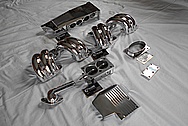 Aluminum Tuned Port Intake Manifold Setup AFTER Chrome-Like Metal Polishing and Buffing Services - Aluminum Polishing 