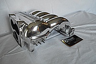 Mazda RX7 13B RE Aluminum Intake Manifold AFTER Chrome-Like Metal Polishing and Buffing Services - Aluminum Polishing