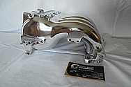 Mazda RX7 13B RE Aluminum Intake Manifold AFTER Chrome-Like Metal Polishing and Buffing Services - Aluminum Polishing