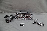 Toyota Supra Aluminum Intake Manifold AFTER Chrome-Like Metal Polishing and Buffing Services - Aluminum Polishing