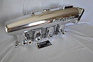 Mitsubishi EVO Magnus V5 Aluminum Intake Manifold AFTER Chrome-Like Metal Polishing and Buffing Services - Aluminum Polishing