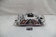 V8 Engine Aluminum Intake Manifold AFTER Chrome-Like Metal Polishing - Aluminum Polishing