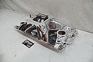 V8 Engine Aluminum Intake Manifold AFTER Chrome-Like Metal Polishing - Aluminum Polishing