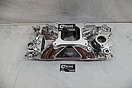 V8 Engine Aluminum Intake Manifold AFTER Chrome-Like Metal Polishing - Aluminum Polishing