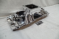 V8 Aluminum Intake Manifold AFTER Chrome-Like Metal Polishing and Buffing Services - Aluminum Polishing 