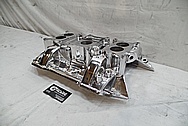 V8 Aluminum Intake Manifold AFTER Chrome-Like Metal Polishing and Buffing Services - Aluminum Polishing 