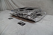 V8 Aluminum Blower Intake Manifold AFTER Chrome-Like Metal Polishing and Buffing Services - Aluminum Polishing Service 