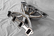 V8 Engine Aluminum Intake Manifold AFTER Chrome-Like Metal Polishing and Buffing Services - Aluminum Polishing Services