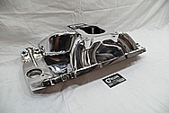 Dart Aluminum Intake Manifold AFTER Chrome-Like Metal Polishing and Buffing Services - Aluminum Polishing Services