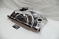 Dart Aluminum Intake Manifold AFTER Chrome-Like Metal Polishing and Buffing Services - Aluminum Polishing Services