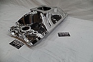 Dart Aluminum Intake Manifold AFTER Chrome-Like Metal Polishing and Buffing Services - Aluminum Polishing Services