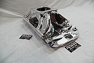 Dart Aluminum Intake Manifold AFTER Chrome-Like Metal Polishing and Buffing Services - Aluminum Polishing Services