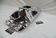 Dart Aluminum Intake Manifold AFTER Chrome-Like Metal Polishing and Buffing Services - Aluminum Polishing Services