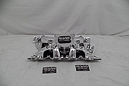 Edelbrock CrossRam Aluminum Intake Manifold AFTER Chrome-Like Metal Polishing and Buffing Services - Aluminum Polishing Services