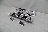 Edelbrock CrossRam Aluminum Intake Manifold AFTER Chrome-Like Metal Polishing and Buffing Services - Aluminum Polishing Services