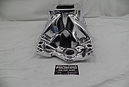 Edelbrock Aluminum Intake Manifold AFTER Chrome-Like Metal Polishing and Buffing Services - Aluminum Polishing Services