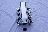 Edelbrock Chevy V8 Aluminum Intake Manifold AFTER Chrome-Like Metal Polishing and Buffing Services