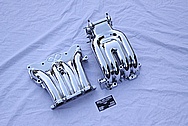 1993 RX-7 Rotary Upper and Lower Aluminum Intake Manifold AFTER Chrome-Like Metal Polishing and Buffing Services