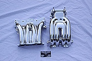 1993 RX-7 Rotary Upper and Lower Aluminum Intake Manifold AFTER Chrome-Like Metal Polishing and Buffing Services