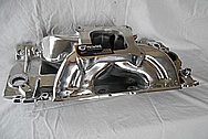 Aluminum Intake Manifold AFTER Chrome-Like Metal Polishing and Buffing Services - Aluminum Polishing Services