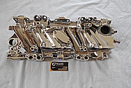 Aluminum Intake Manifold AFTER Chrome-Like Metal Polishing and Buffing Services - Aluminum Polishing Services