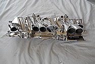 Aluminum Intake Manifold AFTER Chrome-Like Metal Polishing and Buffing Services - Aluminum Polishing Services