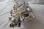 Aluminum Intake Manifold AFTER Chrome-Like Metal Polishing and Buffing Services - Aluminum Polishing Services